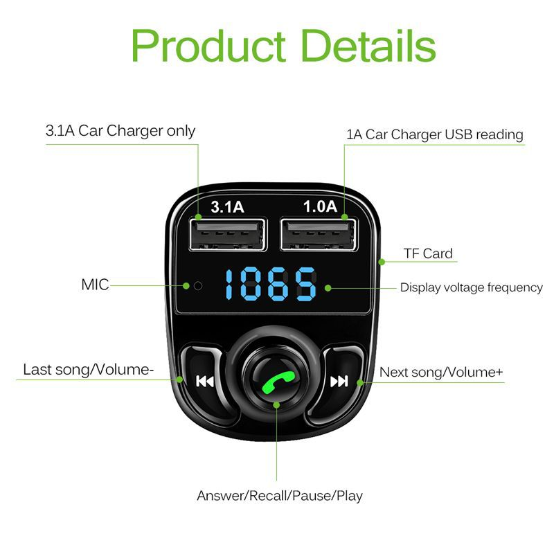 BLUETOOTH UNIVERSAL DUAL PARA AUTO