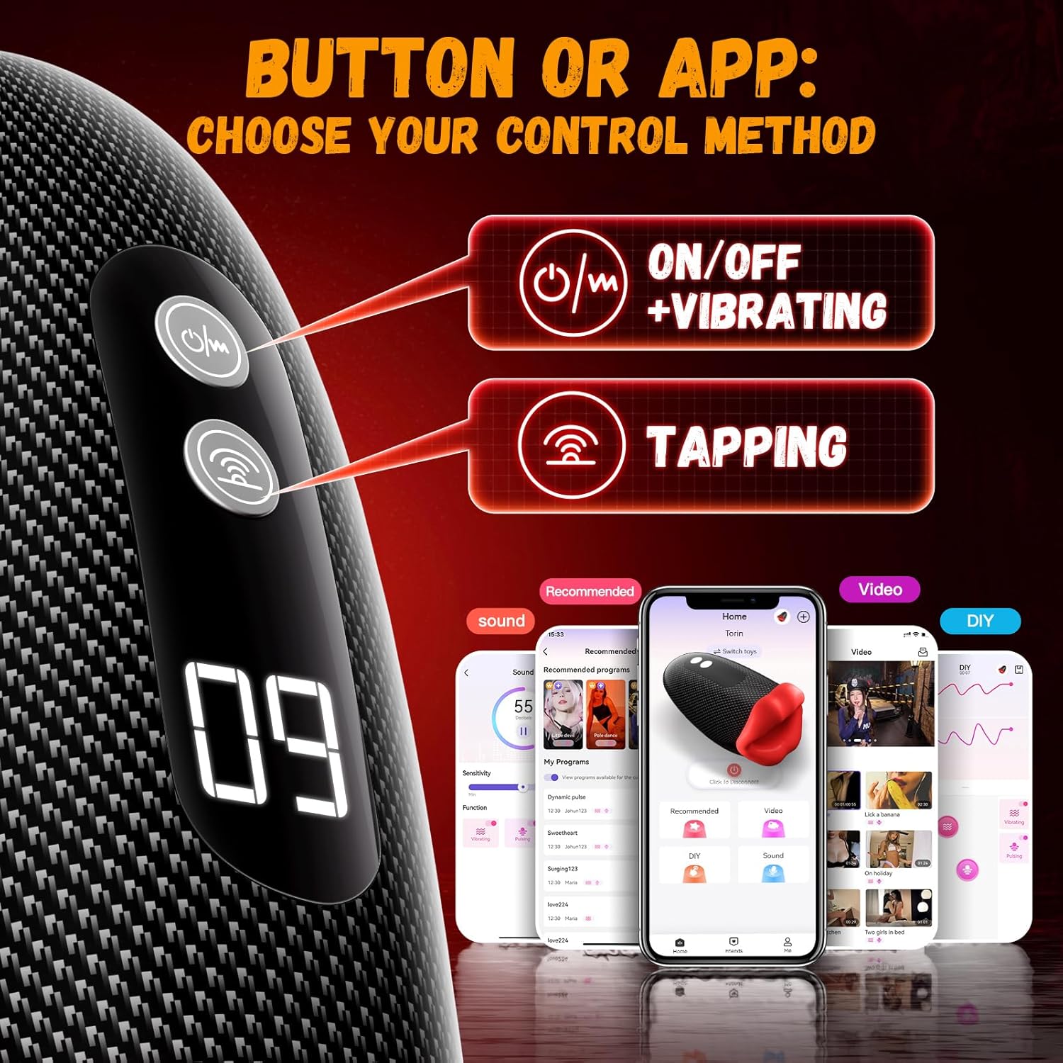 BOCA VIBRADORA MASTURBADOR MASCULINO