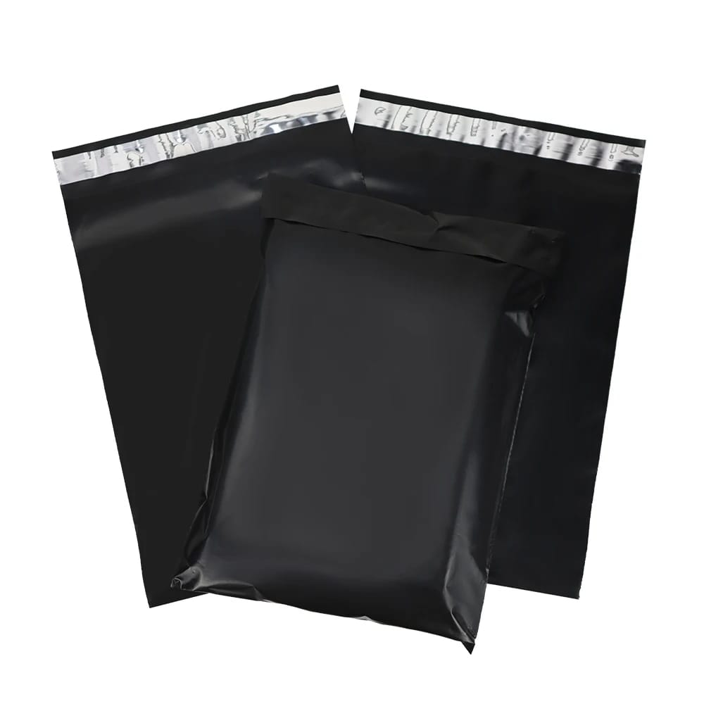 100 BOLSAS NEGRAS IMPERMEABLES PARA ENVÍOS