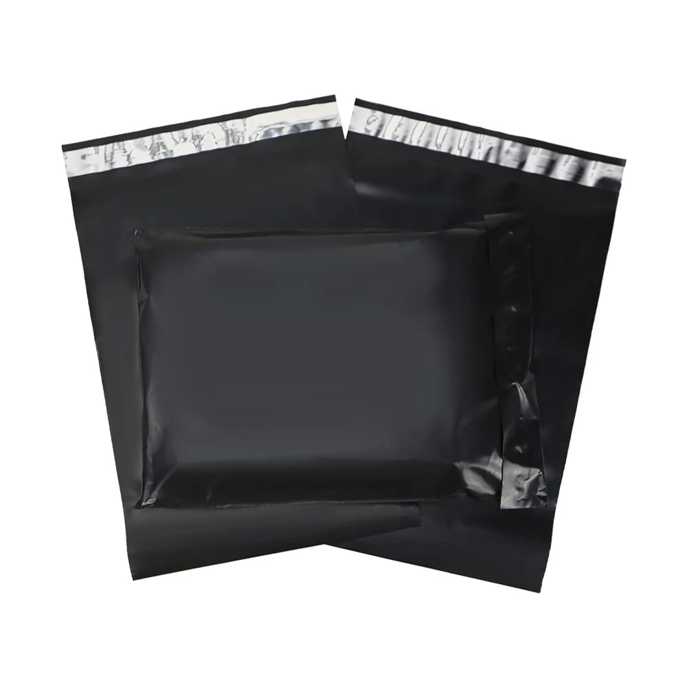 100 BOLSAS NEGRAS IMPERMEABLES PARA ENVÍOS