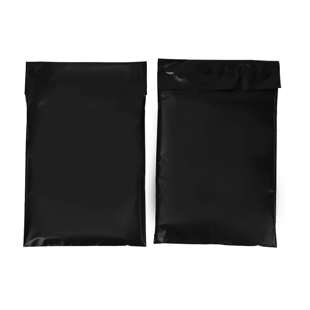 100 BOLSAS NEGRAS IMPERMEABLES PARA ENVÍOS