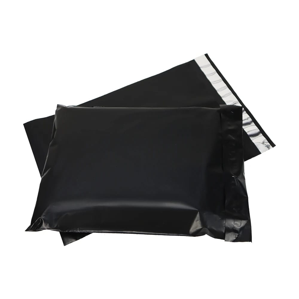 100 BOLSAS NEGRAS IMPERMEABLES PARA ENVÍOS